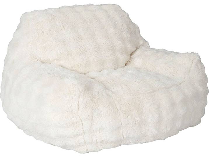 Vakuum-Hocker HOME DECO FACTORY RUPERT 93x109x58cm polyester weiss