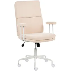 BÜROSTUHL Stoff Hellbeige Vero