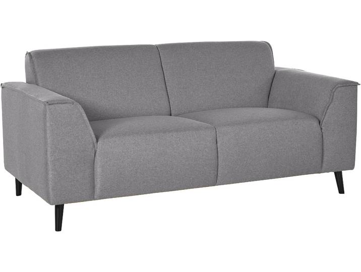 2-Sitzer Sofa, Federkern, Hellgrau, 178×90×81 cm, Modern, Domo-collection