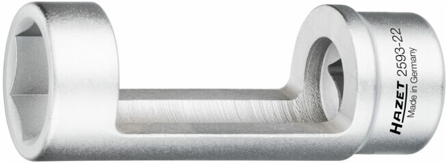 Clé à douille pour amortisseur (hexagonale) 2593-22 HAZET (2593-22)