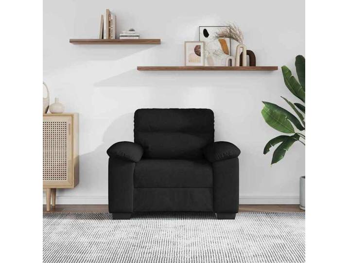 VIDAXL - Fauteuil salon Fauteuil simple - noir - 100x81x84 cm - tissu 307794 Assemblage requis