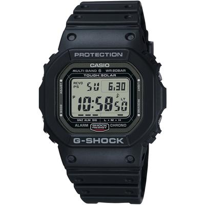 Funkchronograph CASIO G-SHOCK, schwarz (schwarz, grau), Armbanduhren, Herren, schwarz, Solaruhr,Armbanduhr,Herrenuhr,digital,,bis 20 bar wasserd.Resinarmband