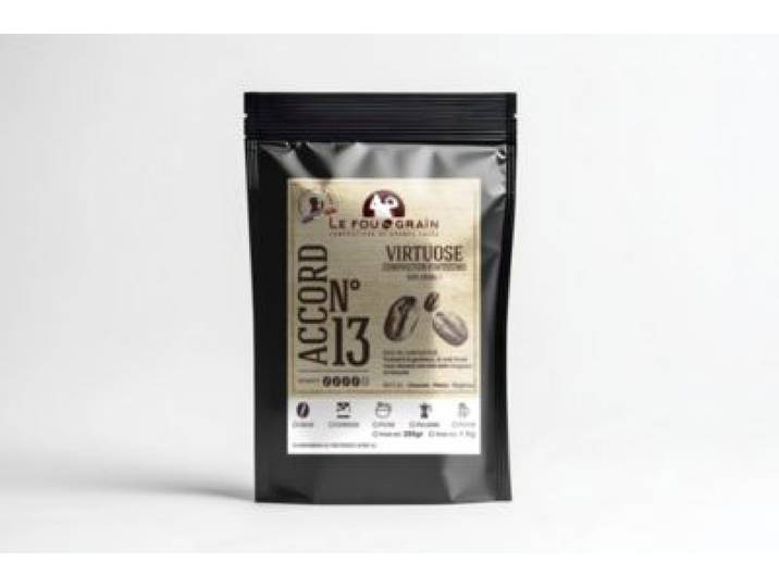 Le Fou Du Grain - Café En Grain 250g Virtuose - Intensité 4