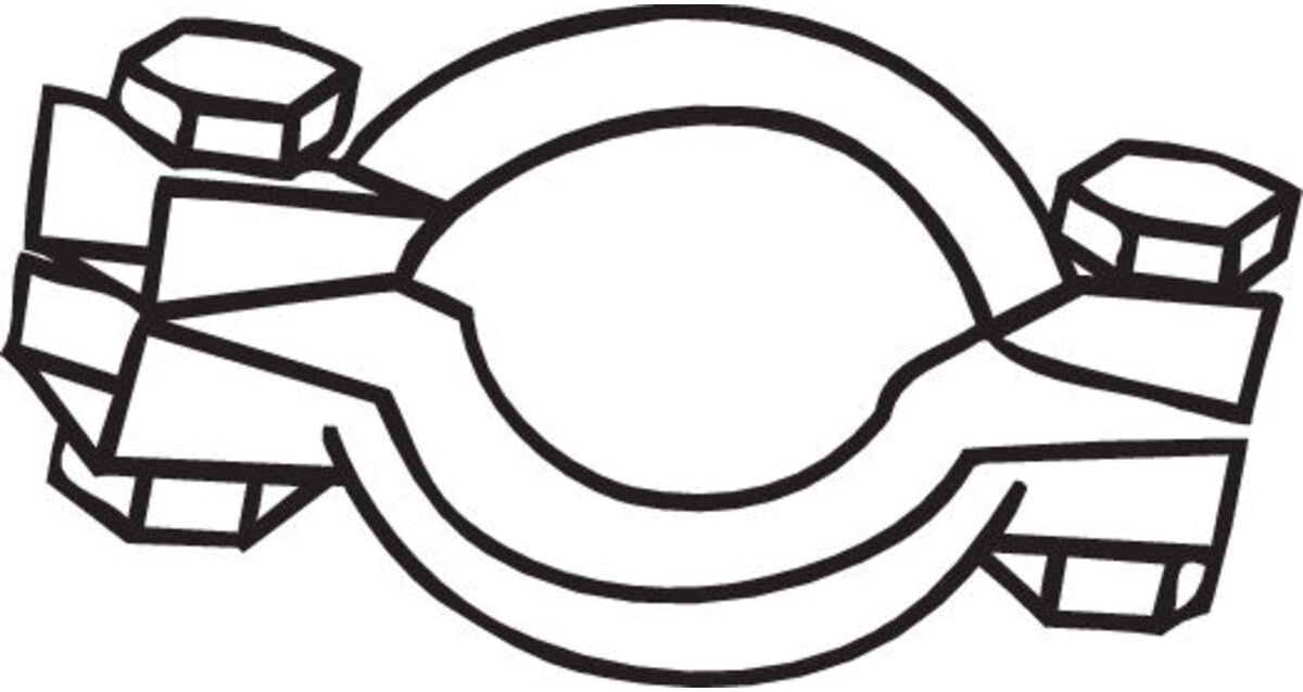 Klemmstück, Abgasanlage BOSAL 254-355