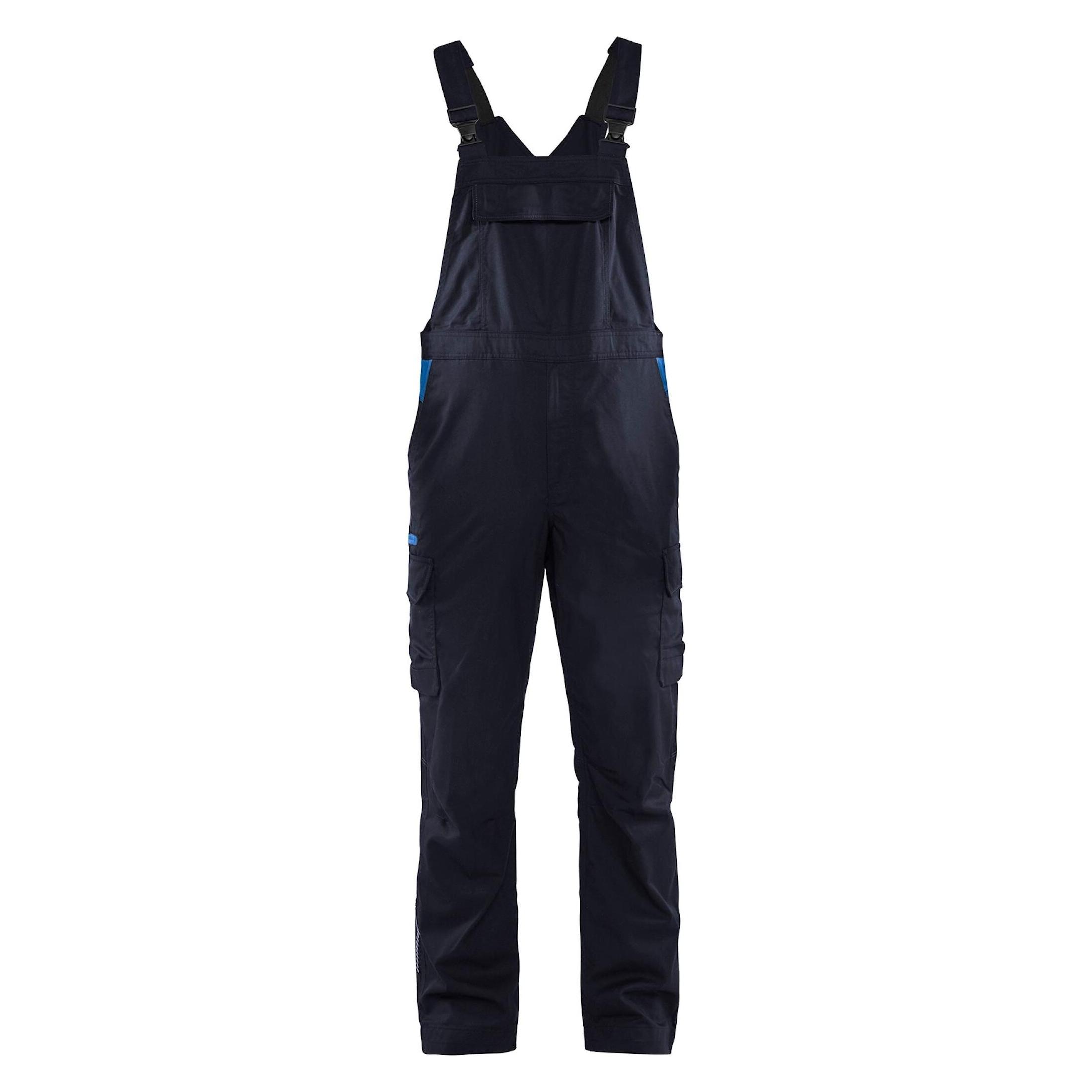 Blakläder Latzhose Industrie Stretch, marineblau / kornblau, Konfektionsgrösse 27 (27) (264418328985D108)