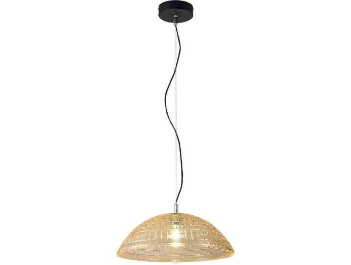 Pendellampe Astona amber Metall/Glas - Pendellampe