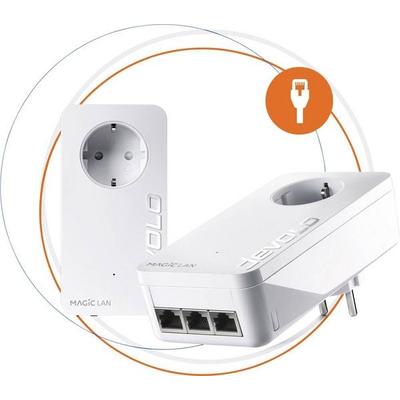 Devolo Magic 2 LAN triple Starter Kit Powerline Starter Kit 8514 BE Powerline 2400MBit/s