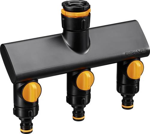 Fiskars 1070578 Comfort 3-Wege-Verteiler mit Regulierventil