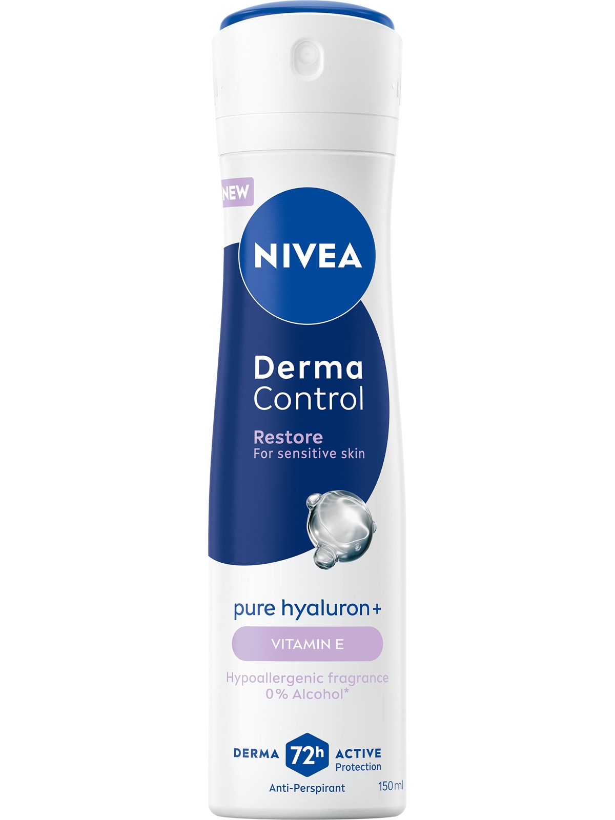 Nivea Antiperspirant Deo Derma Control Restore Sensitive - 150 ml