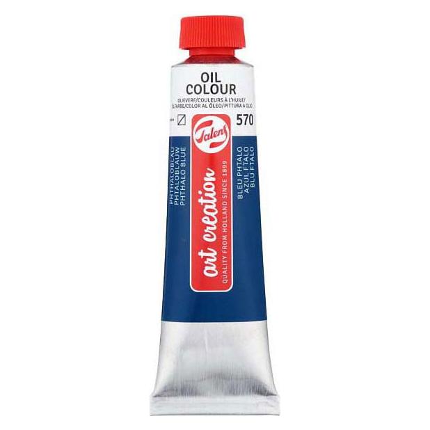 Talens Art Creation Ölfarbe, Tube 40 ml, Phtaloblau 570 (40 ml) (57456757)