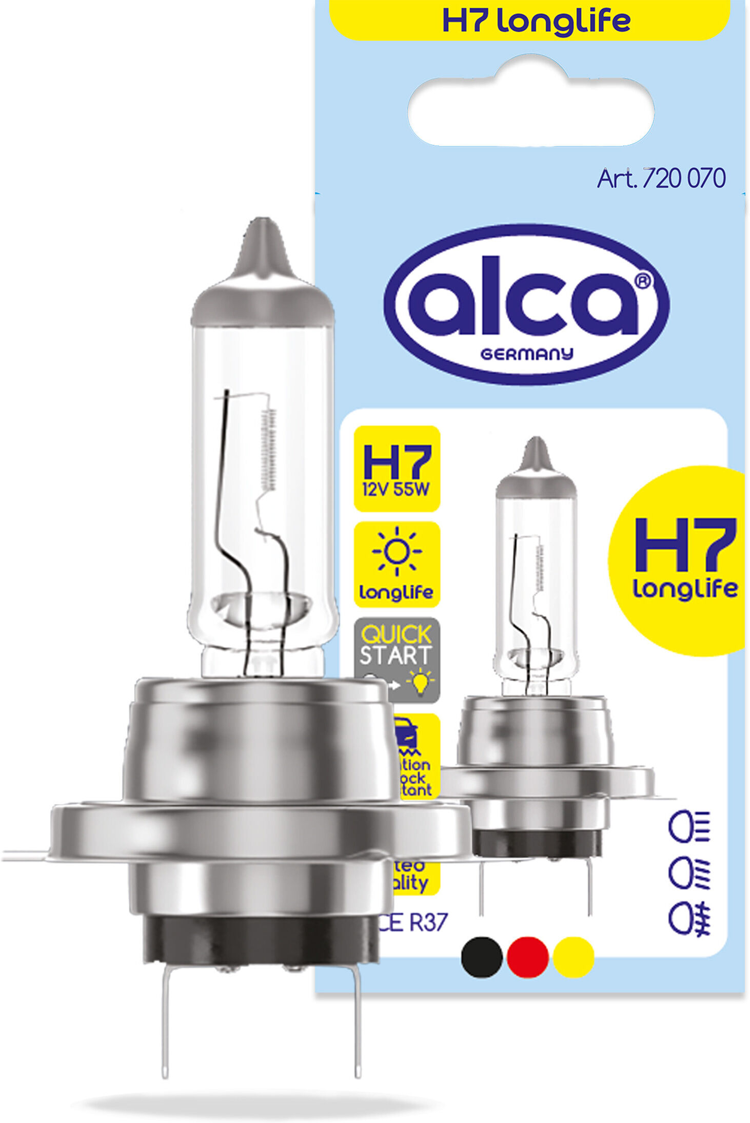 Alca Glühlampe Halogenlampe H7 12v 55w 720070