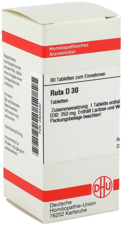 DHU Ruta D30 Tabletten 80stk