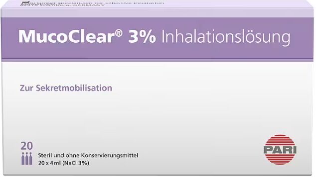 Mucoclear 3% 20 ampolas