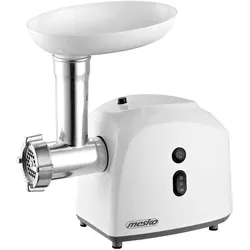 Mesko MS 4805 Fleischwolf 1500 Watt mit Wurstaufsatz Weiß