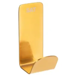 SAT Haken Montage ohne Bohren Gebürstetes Gold Edelstahl SATDMOOD21BZ