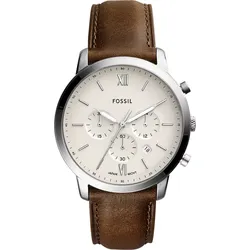 Fossil Quarz / Chronograph Neutra FS5380 - creme,braun - 44mm