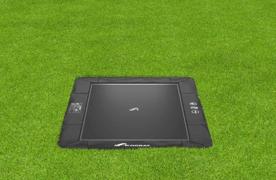 Trampolin AKROBAT PRIMUS FLAT 380x250, schwarz / schwarz (Sonderedition)