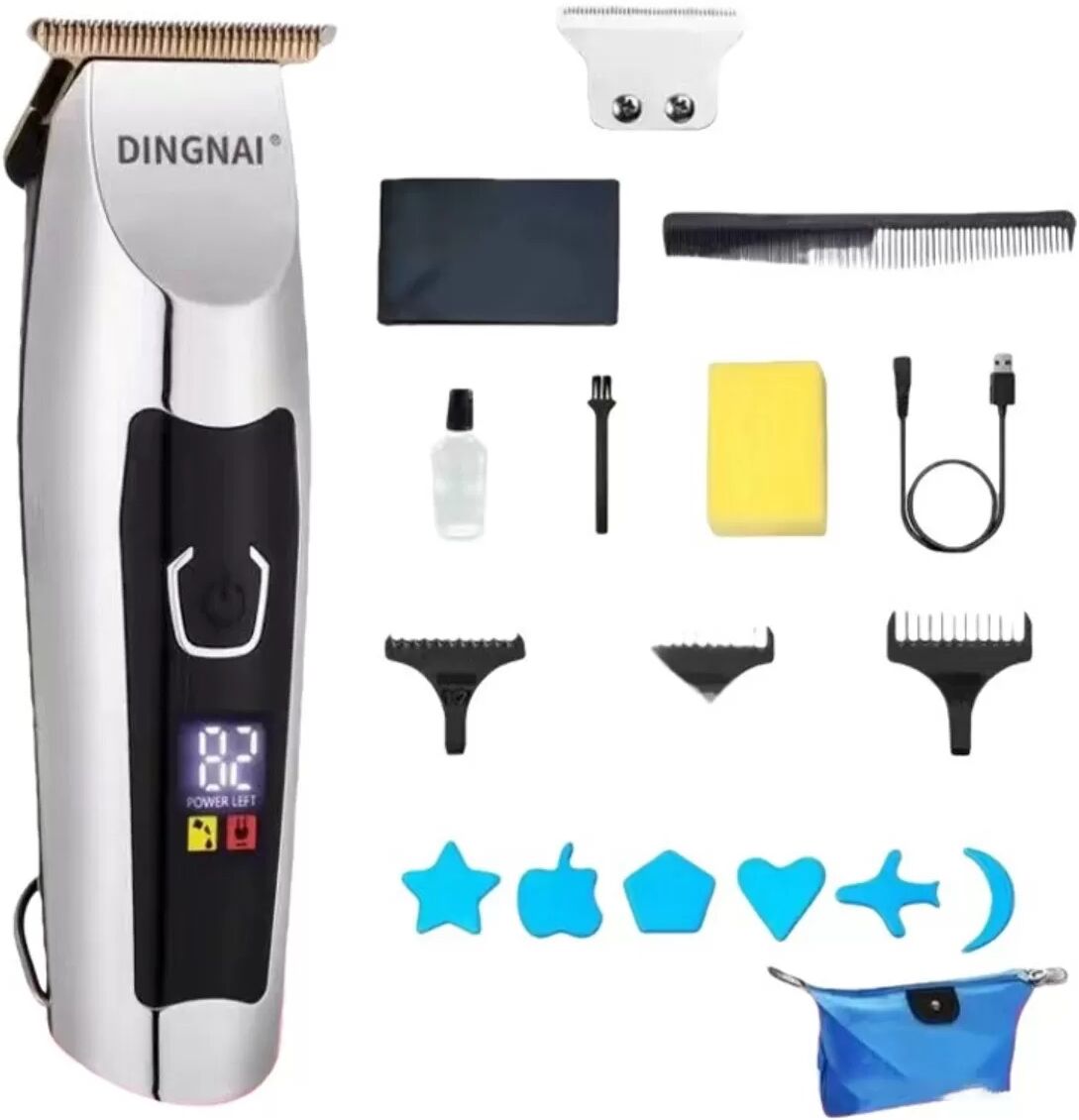 INF Professionelle LCD Elektrische Haarschneidemaschine & Ersatzklinge - Ideal für die Tierpflege, kompatibel mit allen