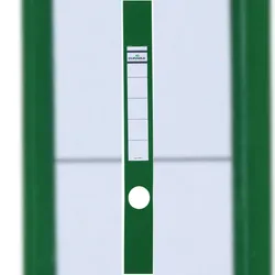 Durable Ordnerrückenschild Ordofix schmal 40x390mm grün VE=10x10 Stück
