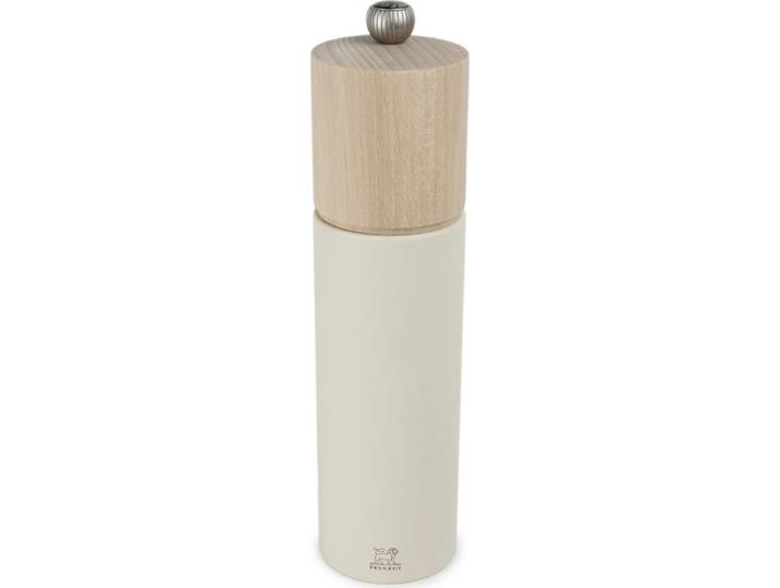 Peugeot handmatige beukenhouten zoutmolen - vederwit, 21 cm