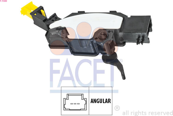Facet Pedalwegsensor, Kupplungspedal 7.1343 Für Alfa Romeo