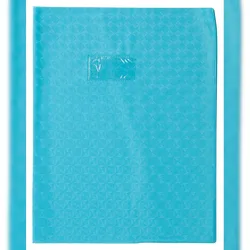 Calligraphe 10x Schutzumschlag 24x32 rautenform h-blau- Hellblau 72422C