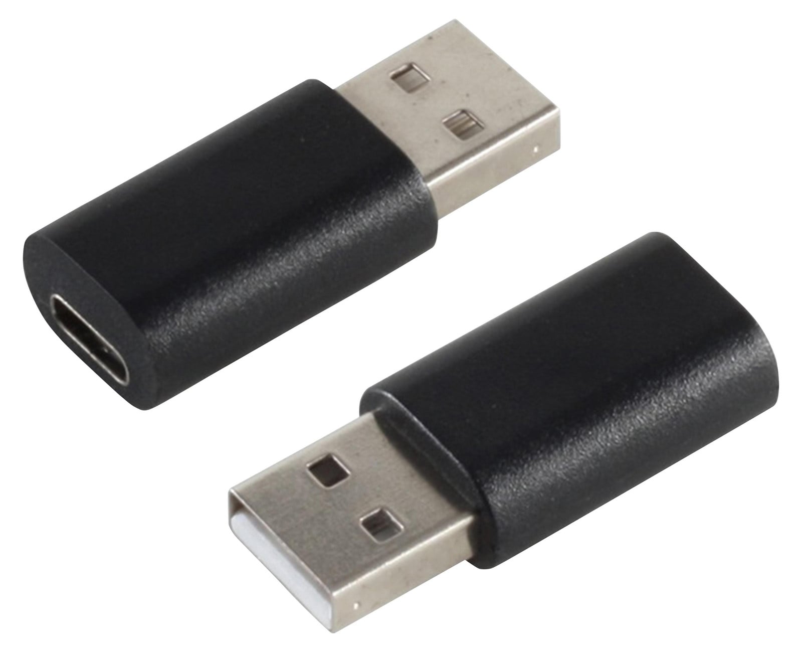 S-CONN 14-05018 USB 2.0 A naar USB 3.1 C adapter, Zwart