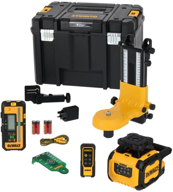 Stanley Laser rotatif USB-C vert niveau vertical double entièrement automatique batterie Li-Ion (DCLE15221G-QW)