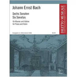 6 Sonaten für Violine und Klavier, Fachbücher von Johann Ernst Bach