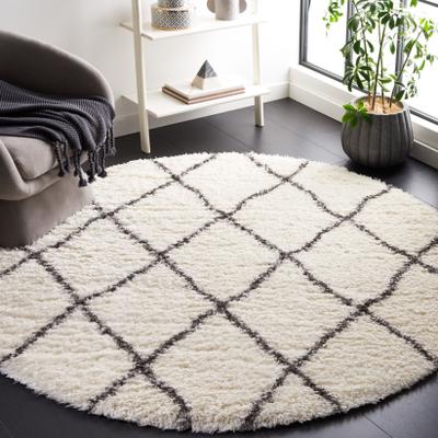 SAFAVIEH Handmade Flokati Deneen Shag Solid Polyester Rug