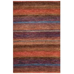 Wollteppich Sereno 140 x 200 cm Schurwolle Vulkan