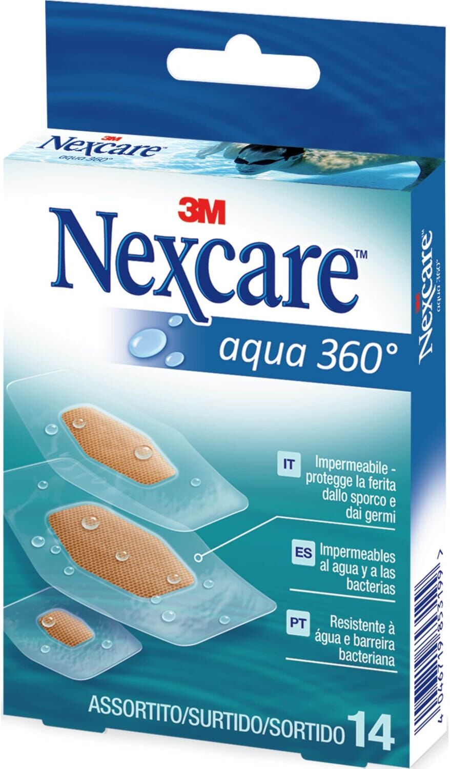 NEXCARE ® Aqua 360º tiras adhesivas surtido 14 uds