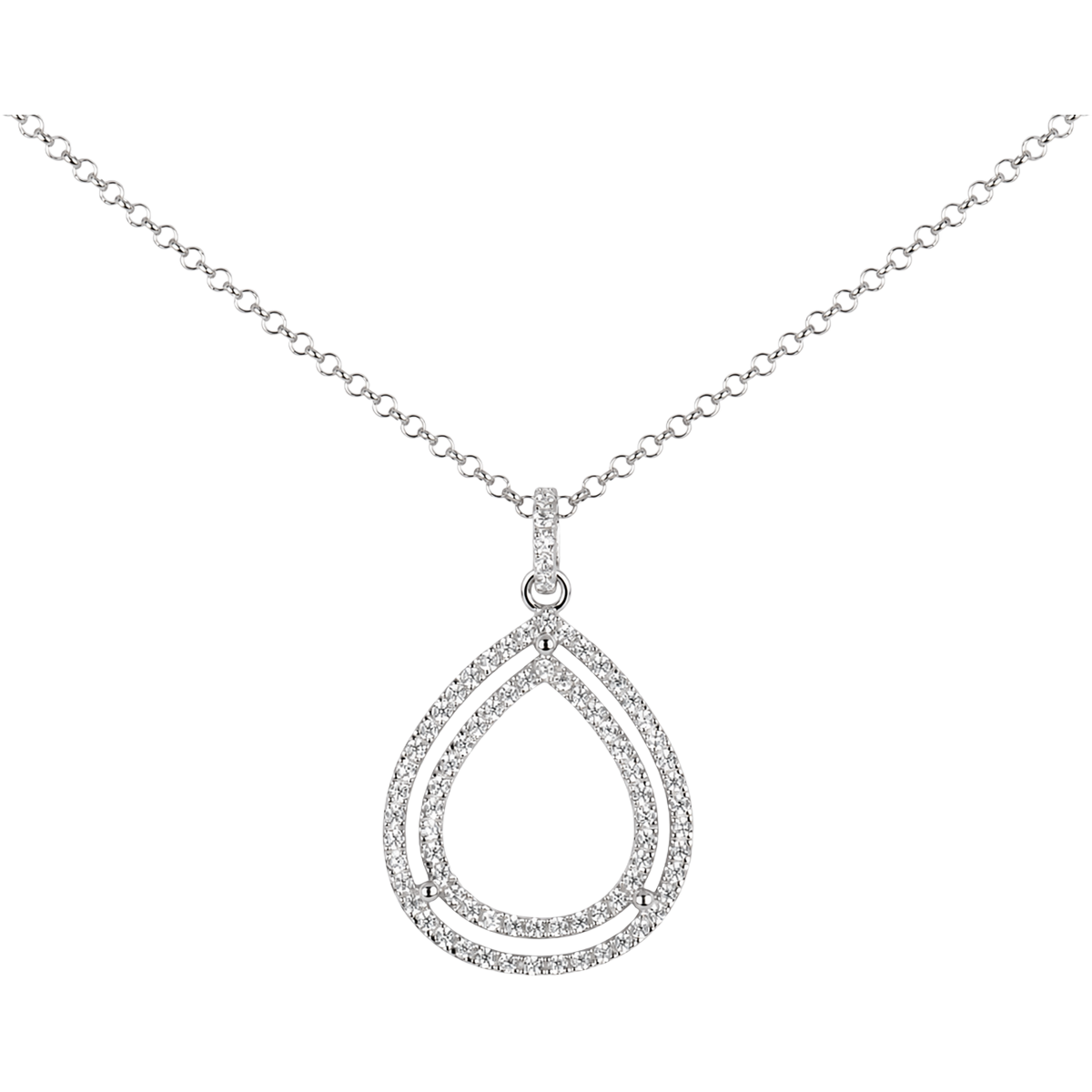 Jacques Lemans Kette Sterlingsilber mit Zirkonia