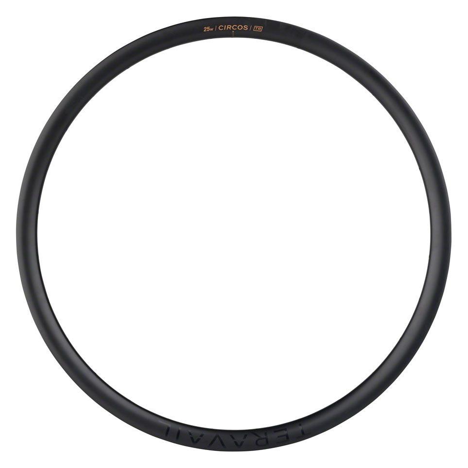 Teravail Circos Carbon Gravel Felge, 700C, 28 L., 25mm, HR, matte carbon (65332309)