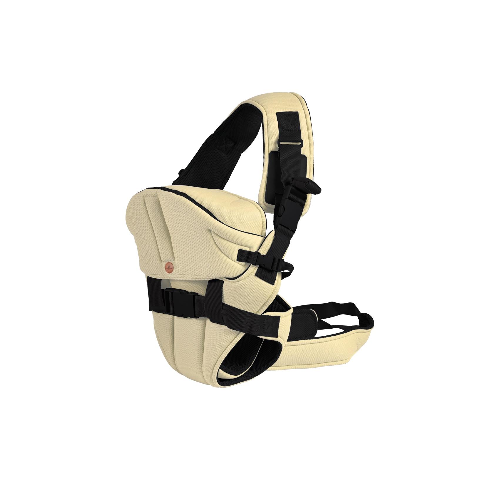 Babytrage Carry go 2 in 1 Bauch- und Hüfttrage von 3 Monaten bis 1 Jahr hellbraun