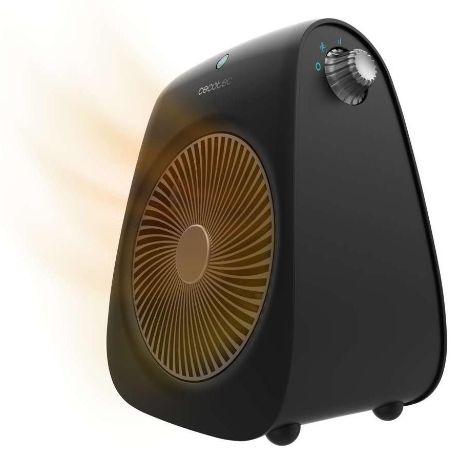 Cecotec ReadyWarm 2000 Max Force Elektrische keramische verwarming met ventilator, Zwart, 2000 W