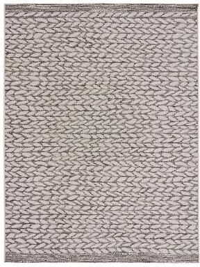 "Reza Indoor/Outdoor Rug - Gray, 2'7"" x 5'3"" - Ballard Designs"