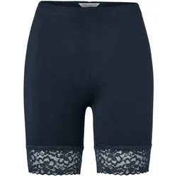 Tchibo - Radlershorts mit Spitzenborte - Damen - Gr. S - dunkelblau