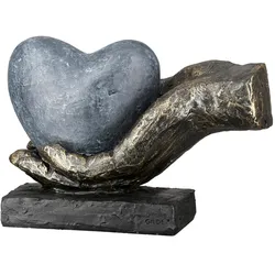 Gilde, Deko Figuren + Skulpturen, Heart in yor Hand