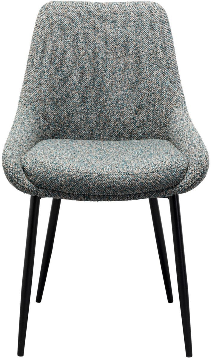 Kare Design Stoel East Side Melange grijs met armleuningen