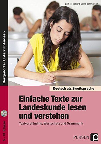 Barbara Jaglarz - Einfache Texte zur Landeskunde lesen und verstehen: Textverständnis, Wortschatz und Grammatik (5. bis 10. Klasse) (Deutsch als Zweitsprache syst. fördern) - Preis vom 02.10.2026 23:42:20 h
