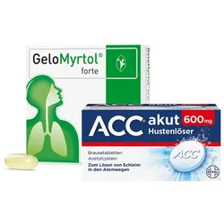 ACC akut 600 + GeloMyrtol forte 1 Set