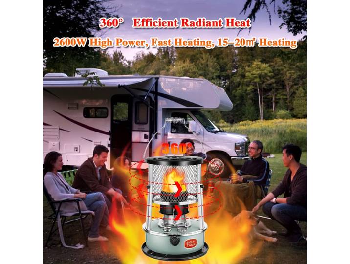 Chauffage portatif, poêle de Camping intérieur et extérieur, chauffage d'urgence domestique et de voyage