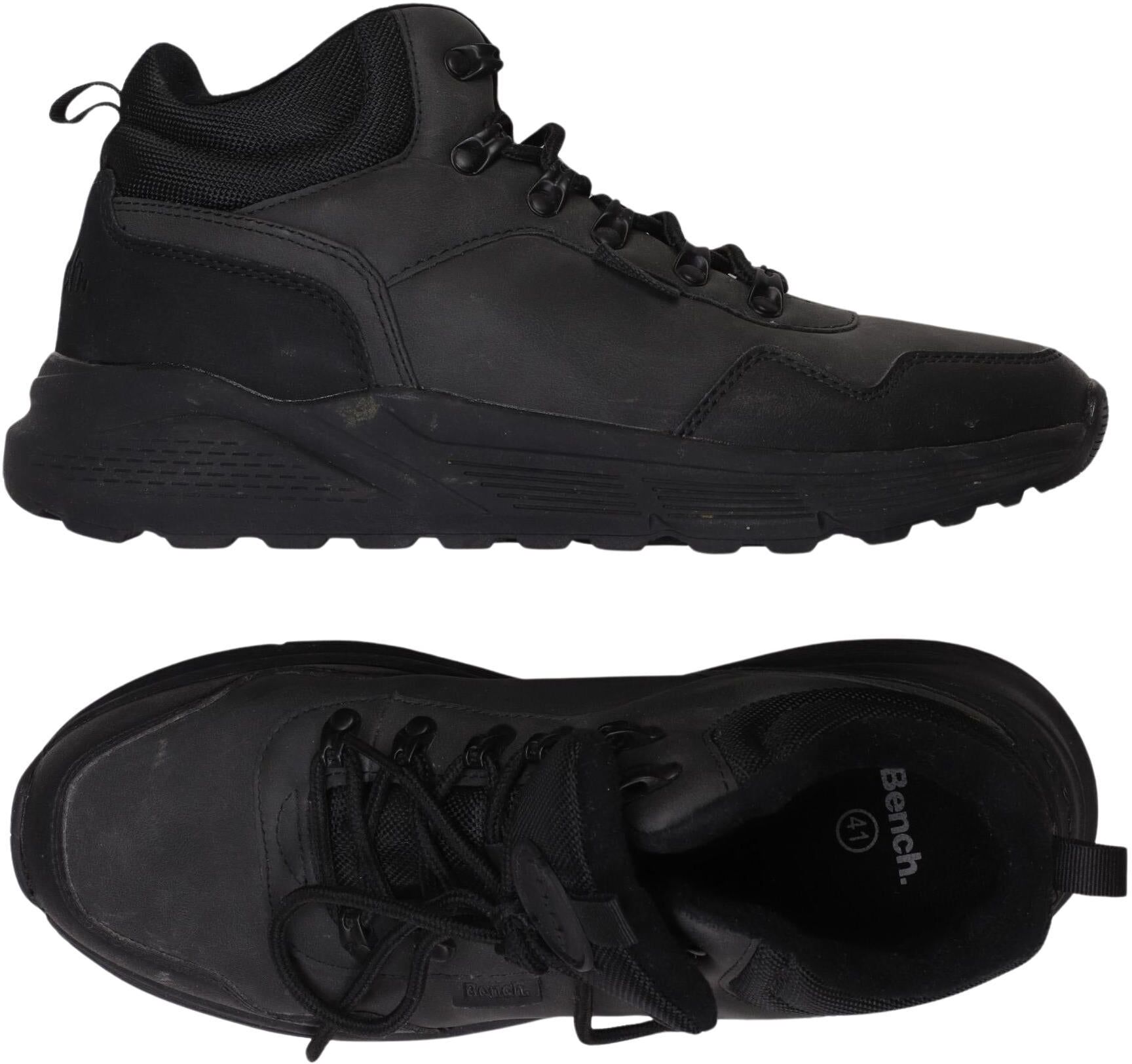 Bench. Herren Stiefel, Schwarz, Gr. EU 41, Kunstleder - Second Hand