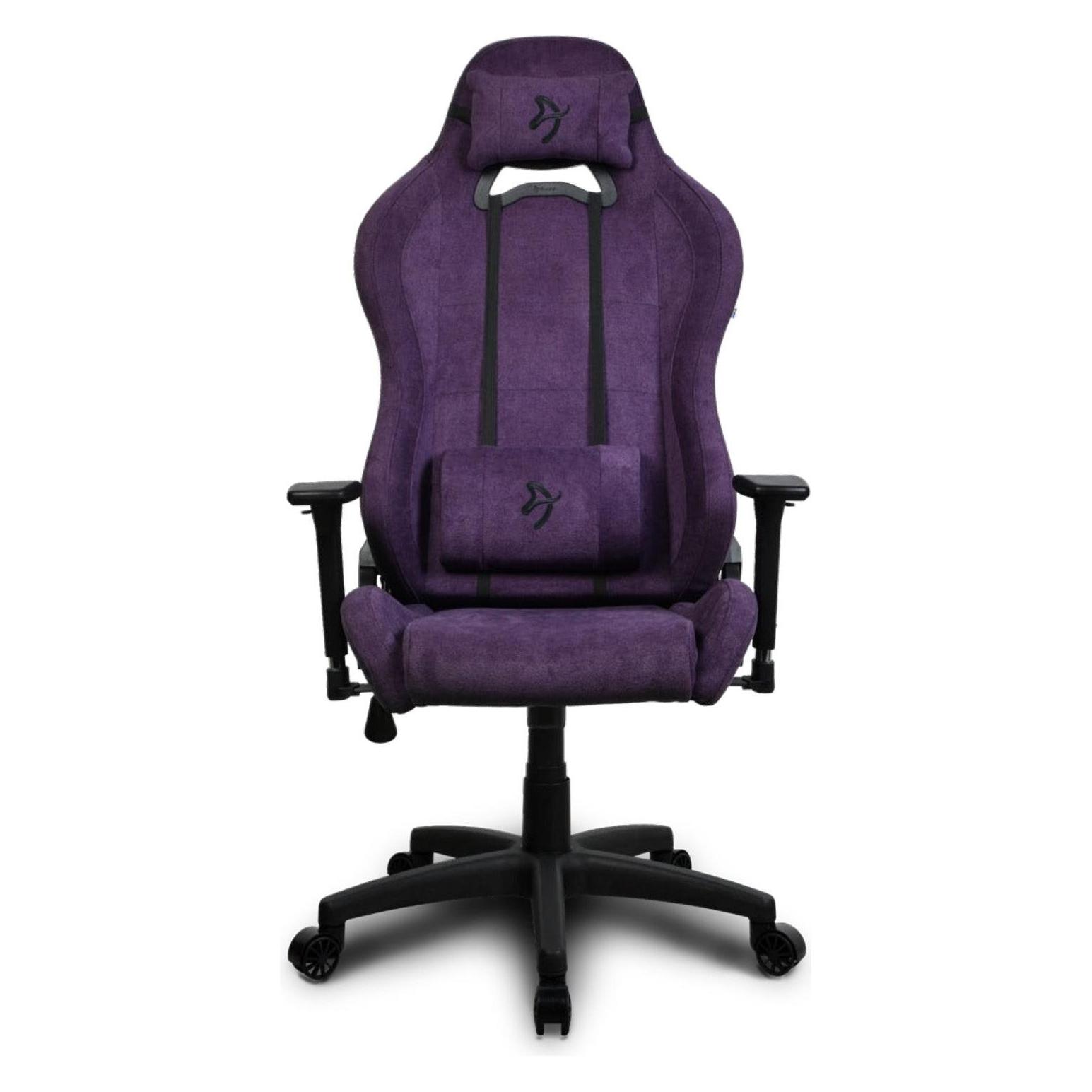 Arozzi Soft Fabric | Gaming Chair | Avanti SoftFabric | Pure Purple (AVANTI-SFB-PPL)