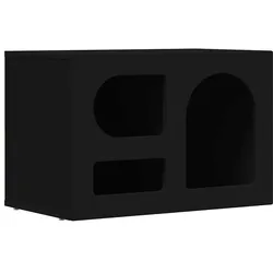Helloshop26 - Modernes TV-Möbel mit Stauraum 60 x 35 x 40 cm funktionell elegant aus Holzwerkstoff schwarz