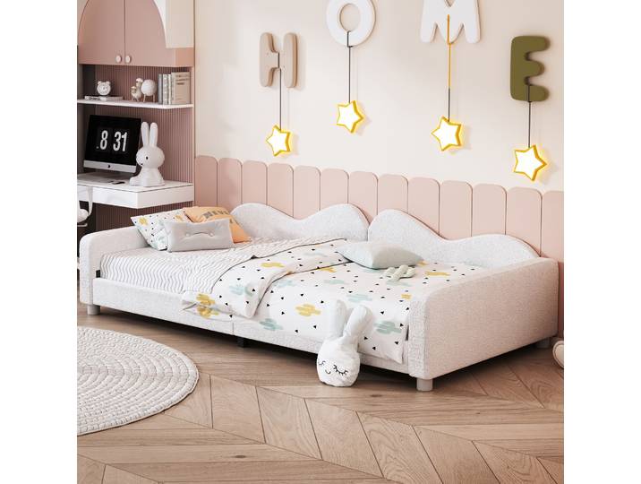 Lit Chambre Enfant Multifonction 90x200 Rembourré Okmyhome