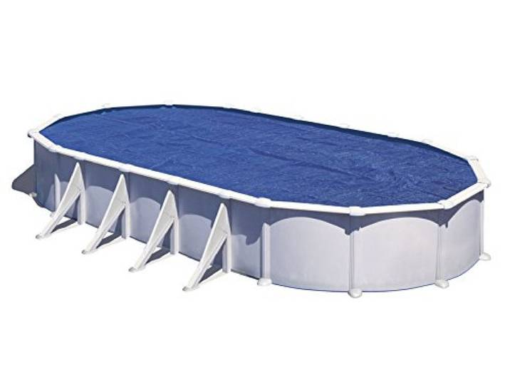 Gre CPROV1020 - Sommerabdeckung für ovale Pools von 1000 x 550 cm, Farbe Blau