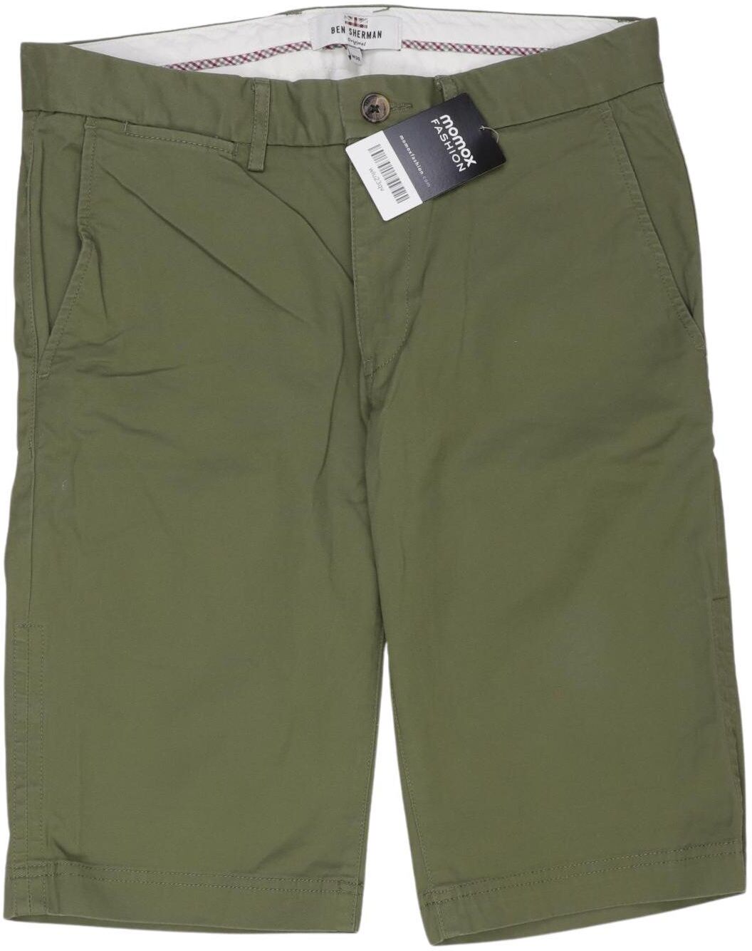 Ben Sherman Herren Shorts, Grün, Gr. W30, Baumwolle / Elasthan - Second Hand