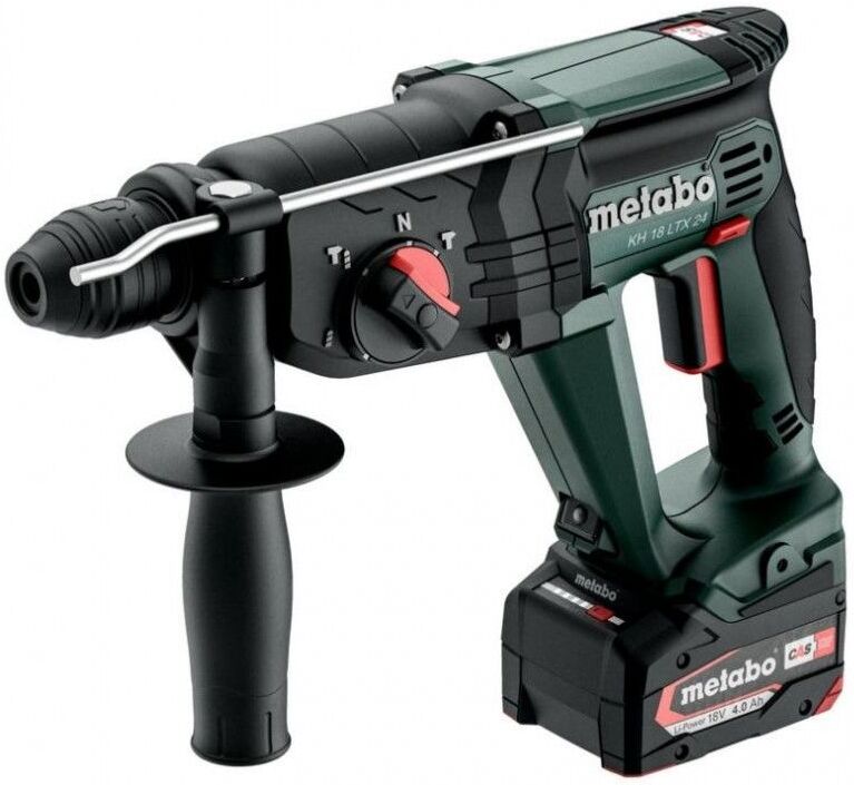METABO Perfo-burineur SDS-Plus 18V 2x4 Ah KH 18 LTX 24 - 601712510